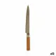 Cuchillo de Cocina Kinvara 43891 Marrón Plateado Bambú Acero Inoxidable 3 x 33,5 x 2,5 cm (12 Unidades)
