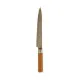 Cuchillo de Cocina Kinvara 43891 Marrón Plateado Bambú Acero Inoxidable 3 x 33,5 x 2,5 cm (12 Unidades)