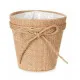 Macetero Ibergarden WY18-71 Marrón Cuerda Plástico Lazo 14 x 12,5 x 14 cm 14 x 14 x 14 cm