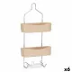 Shower Hanger Berilo W7072 - 384 Beige Metal Plastic 28 x 60 x 14 cm (6 Units)