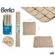 Non-slip Shower Mat Berilo AR1910103 Beige PVC 0,03 x 50 x 50 cm (12 Units)