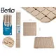 Non-slip Shower Mat Berilo AR1910103 Beige PVC 0,03 x 50 x 50 cm (12 Units)