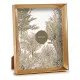 Photo frame WPC0235MG-4 Golden Glass Plastic (6 Units)
