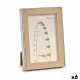 Photo frame WPC1920MS-1 Brown Silver Natural Glass polypropylene (6 Units)