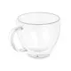Tea and coffee cup Vivalto OCT-DG2397 Transparent Borosilicate Glass 140 ml (6 Units)