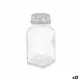 Salt cellar Vivalto YHP-F0409/DH12 Transparent Metal Glass 4 x 9 x 4 cm (12 Units)