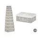 Decorative box Pincello 63 White Grey Cardboard (2 Units)