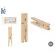 Pinzas para la Ropa 289 Madera Metal 7 x 1 cm 10,5 x 19 x 3 cm (24 Unidades)