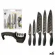 Knife Set Kinvara KT157095 Black Stainless steel polypropylene Knife Sharpener (6 Units)