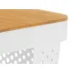 Multi-use Box Kinvara CH52970 (25) White Brown Bamboo polypropylene 35,7 x 22 x 26,2 cm (4 Units)