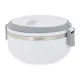 Lunch box Kinvara SW8034A-1 1 White Grey Anthracite Stainless steel polypropylene 700 ml 16 x 9 x 14,5 cm (6 Units)