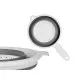 Strainer Kinvara CK15588-16 White Grey polypropylene TPR 33,5 x 20 x 8 cm 20 x 33,5 x 3,5 cm (6 Units)