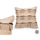 Cushion 4739 Black Natural 45 x 15 x 45 cm (6 Units)