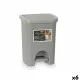 Papelera Stefanplast 30132 Gris claro Plástico 6 L (6 Unidades)