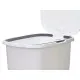 Pedal bin ABK-142 2 White Plastic 25 L (6 Units)