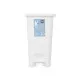 Pedal bin ABK-142 2 White Plastic 25 L (6 Units)