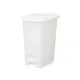 Pedal bin ABK-142 2 White Plastic 25 L (6 Units)
