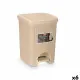 Rubbish bin Stefanplast 30796 Beige Plastic 20 L (6 Units)