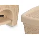 Rubbish bin Stefanplast 30796 Beige Plastic 20 L (6 Units)
