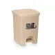 Rubbish bin Stefanplast 30796 Beige Plastic 20 L (6 Units)