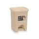 Rubbish bin Stefanplast 30134 Beige Plastic 6 L (6 Units)