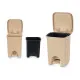 Rubbish bin Stefanplast 30134 Beige Plastic 6 L (6 Units)