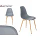 Chair PC-071T Grey 4 Units