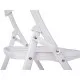 Silla Plegable 12721 Blanco 59 x 50 x 82 cm 108 x 11,5 x 50 cm (4 Unidades)