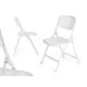 Silla Plegable 12721 Blanco 59 x 50 x 82 cm 108 x 11,5 x 50 cm (4 Unidades)