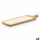 Snack tray MALI-798 W White 50,7 x 3 x 14 cm (6 Units)