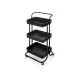 Kitchen Trolley Kinvara WR4338-TJ PRO.1 Black Metal polypropylene 42 x 86 x 35,5 cm 3 Compartments