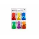 Bag Closing Clips Kinvara CK60429 Multicolour Plastic Magnetic 6 Pieces (12 Units)