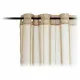 Curtains 140 x 260 cm Beige (6 Units)