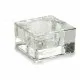 Candleholder Transparent Glass 6 x 3 x 6 cm (12 Units)