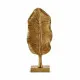 Decorative Figure Leaf of a plant Golden 6,5 x 33,3 x 10 cm (12 Units)