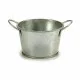 Planter Ibergarden F60325-B Silver Zinc Bucket 17,8 x 8 x 12,3 cm (72 Units)