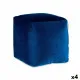 Pouffe Velvet Blue 30 x 30 x 30 cm (4 Units)