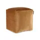 Puff Terciopelo Beige 30 x 30 x 30 cm (4 Unidades)
