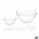 Set of bowls Pasabahce Hasir Transparent Glass (2 Units)
