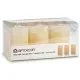 Candle Set Oscillation LED Cream 8 x 13 x 8 cm (6 Units)