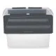 Storage Box with Lid Kipit 87953 Transparent Anthracite Plastic 48 L (6 Units)