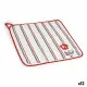 Kitchen Cloth Kinvara 1220 White Red 50 x 0,3 x 50 cm (12 Units)
