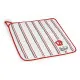 Kitchen Cloth Kinvara 1220 White Red 50 x 0,3 x 50 cm (12 Units)