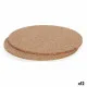 Trivet set Kinvara KT166139R Natural Cork 18 x 0,5 x 18 cm Table Mat (12 Units)