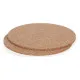 Trivet set Kinvara KT166139R Natural Cork 18 x 0,5 x 18 cm Table Mat (12 Units)