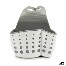 Portaestropajos para Fregadero Kinvara CC13603 Caucho Polipropileno 15 x 11,5 x 8 cm (12 Unidades)