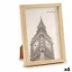 Photo frame 15,6 x 2 x 20,7 cm Brown Plastic (6 Units)