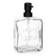 Soap Dispenser Berilo Pure Soap Transparent Crystal Plastic 570 ml 10 x 18 x 6 cm (6 Units)