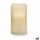 LED Candle Cream 7,5 x 12,5 x 7,5 cm (6 Units)