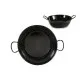 Deep Pan with Handles Black Enamelled Steel